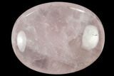 1.8" Polished Rose Quartz Pocket Stone  - Photo 2